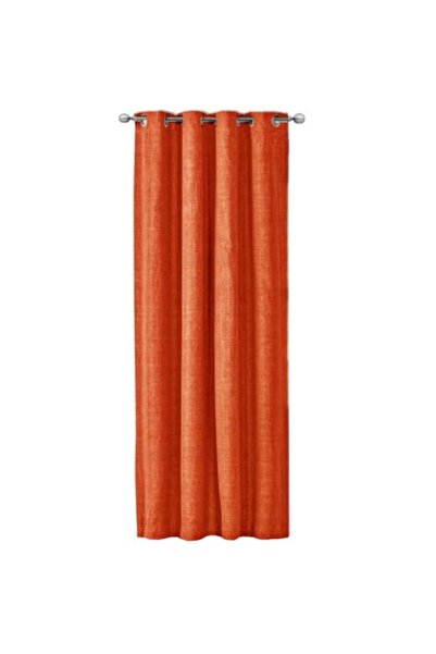 JEMIDI Elfie Opaque Curtain with Rings, 140 x 245 cm, Red, Polyester, 55279.2...