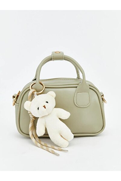 LC Waikiki Зелена чанта за рамо с отделима презрамка за момичета (S6)