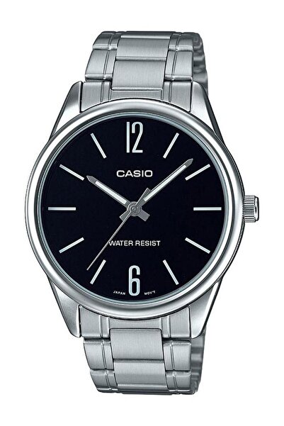 Casio Men's Analog Watch MTP-V005D-1BUDF - 47 mm - Silver