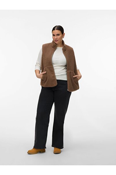 Veromoda Curve Teddyfell Jacke VMJOSEFINE Weste