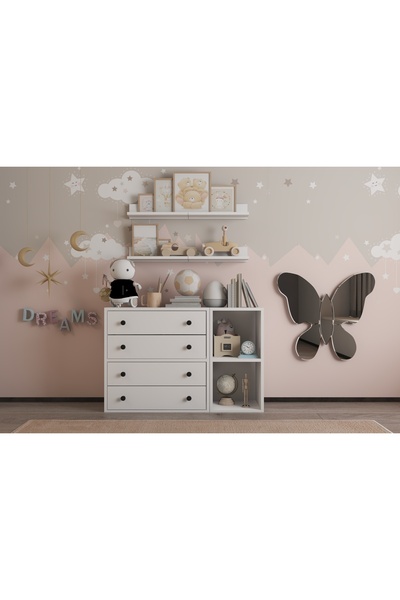 nettrends.net the new trend of shopping 4 Çekmeceli Şifonyer ve Çok Amaçlı Ra...