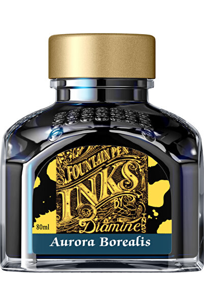 Diamine Sticlă de cerneală de 80 ml - Aurora Borealis