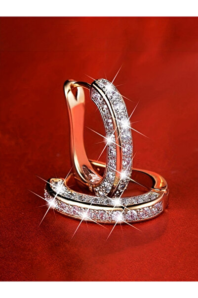 Take Two By Styli Embellished Crystal Hoop Earrings