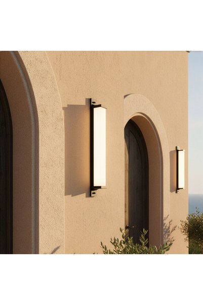 ottolamp Modern Long Wall Sconce Outdoor Led Compatible