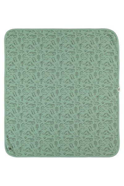 Civil Baby بطانية مطبوعة بتصميم الديناصورات - كاكي ستاندرد