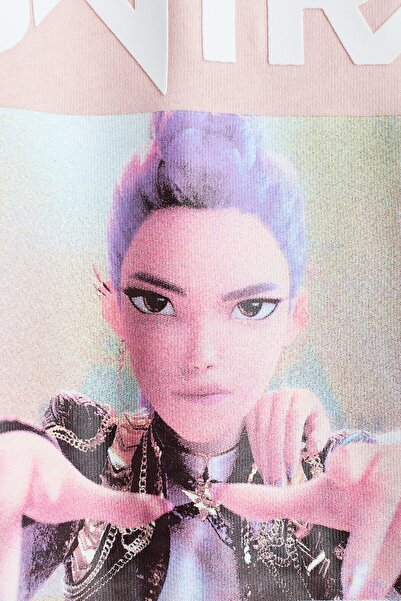 H&M Baskılı ve Pamuklu Tişört