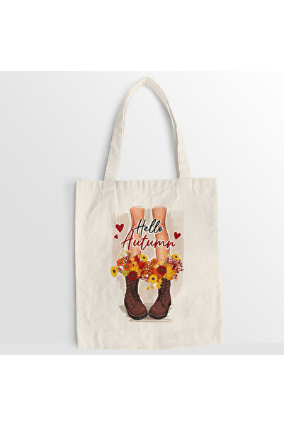 Kartier Hello Autumn canvas bag
