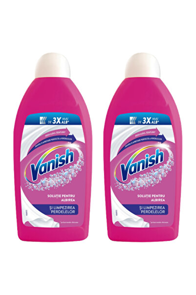 Vanish Pachet 2 x Solutie pentru Albirea si Limpezirea Perdelelor 500 ml
