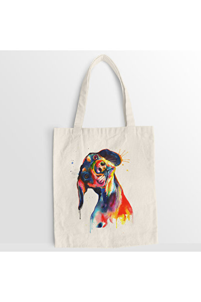 Kartier Sacosa panza Watercolor Dog