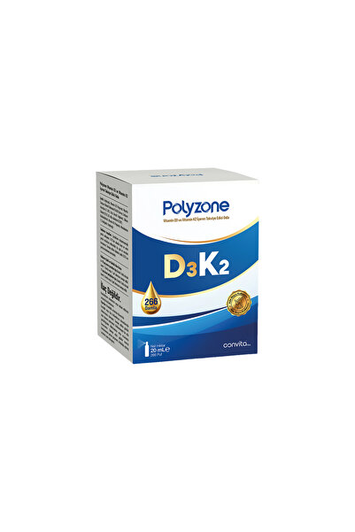 Polyzone Supplementary Food Containing Vitamin D3 and Vitamin K2 20 ml