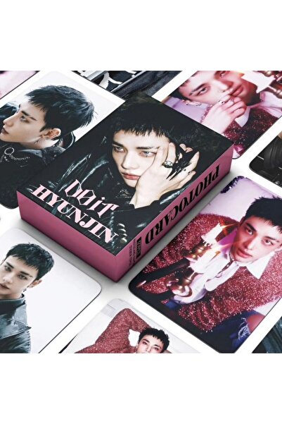 Kpop Dünyasi STRAY KIDS Hyunjin '' DO IT '' Çift Yön Baskılı Lomo Card Seti (...