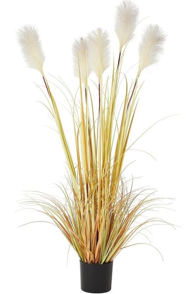 Other Iarbă de Pampas Artificială - Decorativă în Ghiveci, Realistă - 150 cm,...
