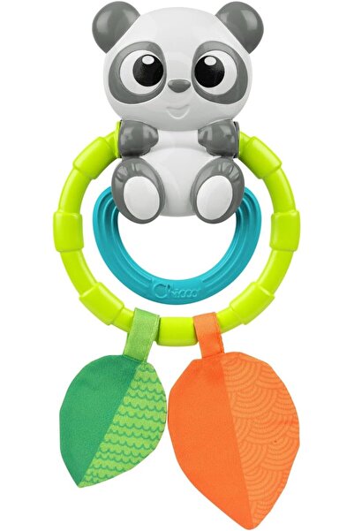 Chicco Artsana Panda Plastic Rattle 0-18m, Multicolor
