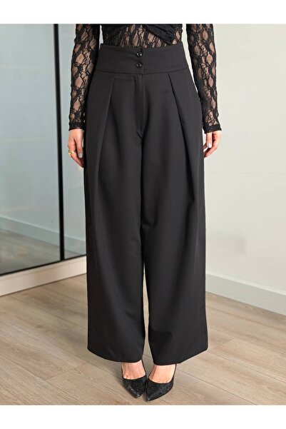 ROUPAS COLLECTİON Düğme Detay Pantolon