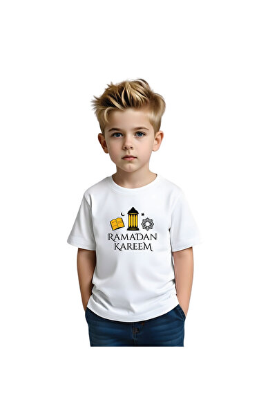 PRINTSHOP4ME Ramadan Printed Design T-shirt Round Neck 100% cotton Kids Boys ...