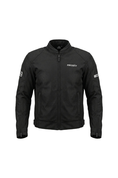 MOTOANL Motorcycle Summer Jacket Full Protection Biker Mesh Jacket Black