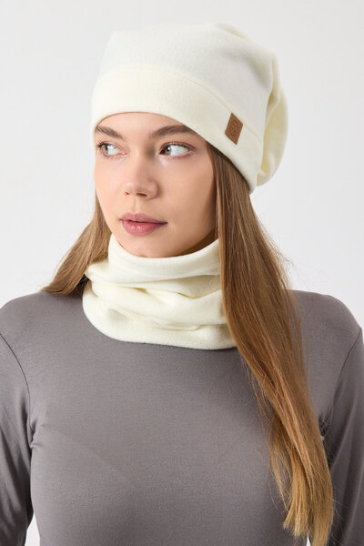 Butikgiz 100% Micro Polar Fleece Extra Flexible and Soft Women's Beanie Neck ...