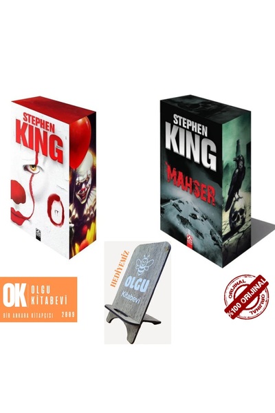 Altın Kitaplar O - İT - MAHŞER / 2 kitap set ( SANSÜRSÜZ ) / Stephen King ( T...