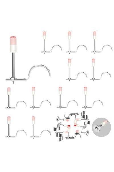 Other Cuie tubulare cu clemă - Oțel călit galvanizat, Beton și lemn - 25 mm, ...