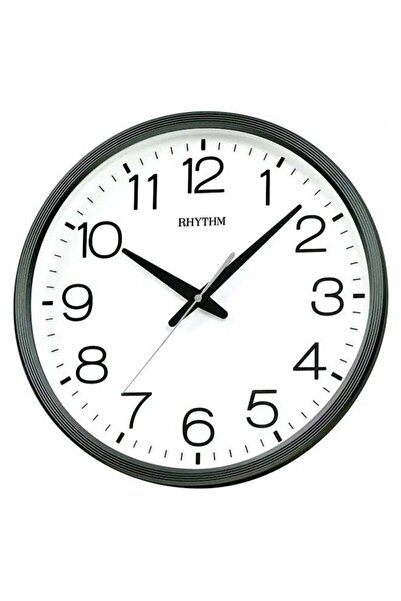Generic Rhythm Round Shape Analog Wall Clock Black/White