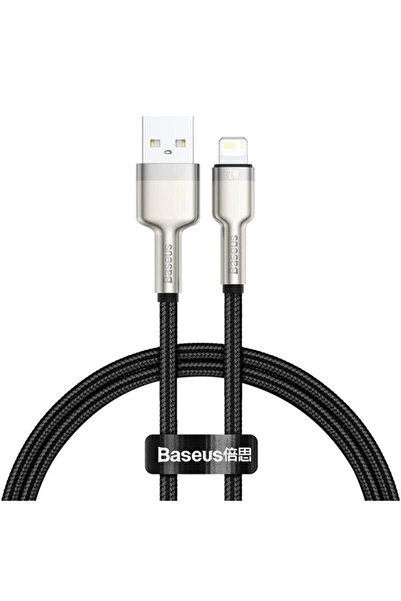 Baseus Cablu de date USB la Lightning Baseus, 2.4A, 25cm, negru