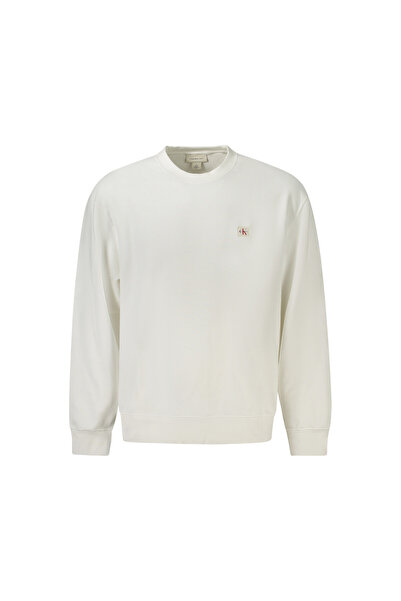 Calvin Klein – Hanorac Bărbați Alb fără Fermoar