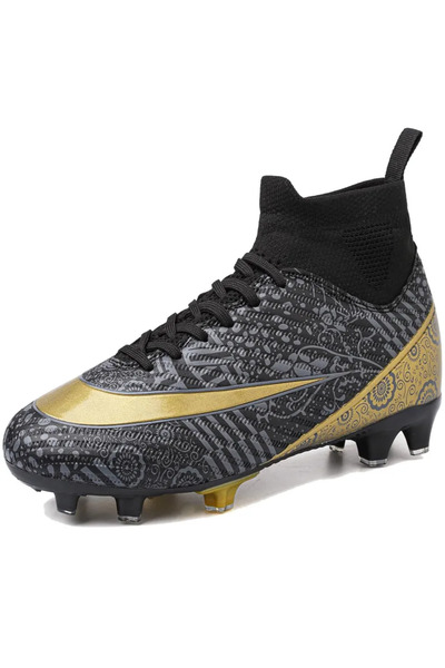 Other Men's Football Boots - Turf Cleats, Elastic Sock, Synthetic Leather - B...