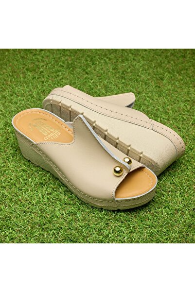 Tellus Women's Genuine Leather Open Toe Sandals, on the Platform, 27-02