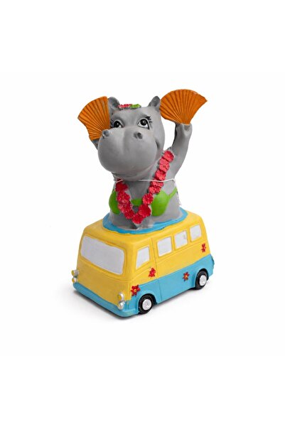 Hulaa Decorative figurine Hula Hippo on Camper Van