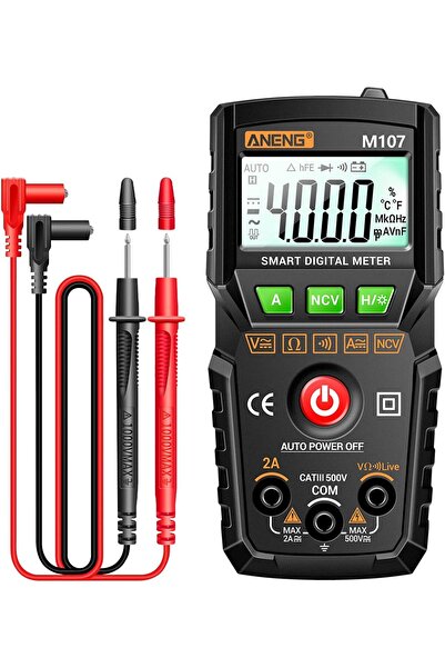 Store M107 Smart Digital Multimeter 4000 Counts Ncv Universal Meter Handheld ...