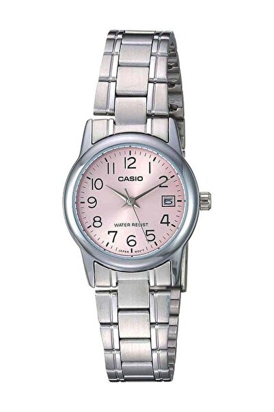 Casio Women's Dress Water Resistant Analog Watch LTP-V002D-4BUDF - 25 mm - Si...