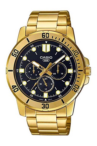 Casio Men's Multifuntion Water Resistant Quartz Watch MTP-VD300G-1EUDF - 49 m...