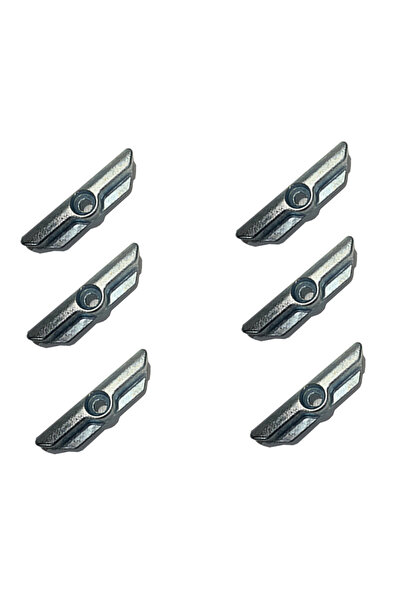 U-K 6 adet tek delik zamak kilit karşılığı - egepen-pimapen PVC kilit karşılı...