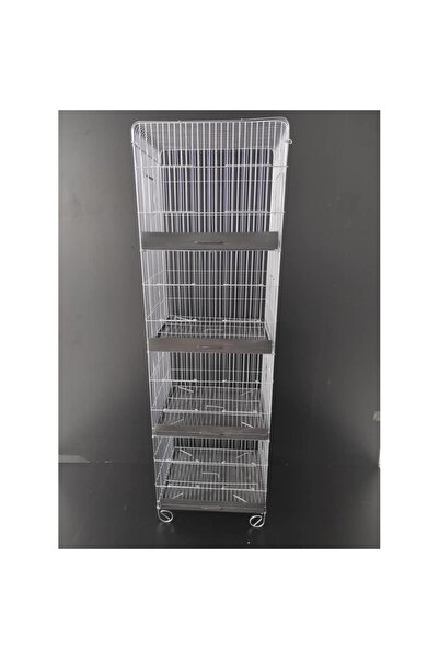 ÇotanaklarKafes 4 Katlı Üretim Kafesi Izgaralı