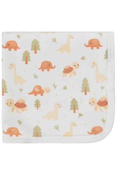 Civil Baby طباعة الفيل والسلاحف 80x90 بطانية - إكرو