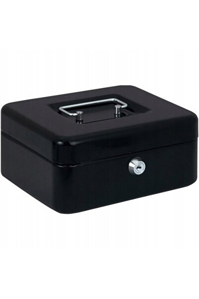 zola Cash box, with handle for easy transport, 2 keys, black, 20x16x9 cm