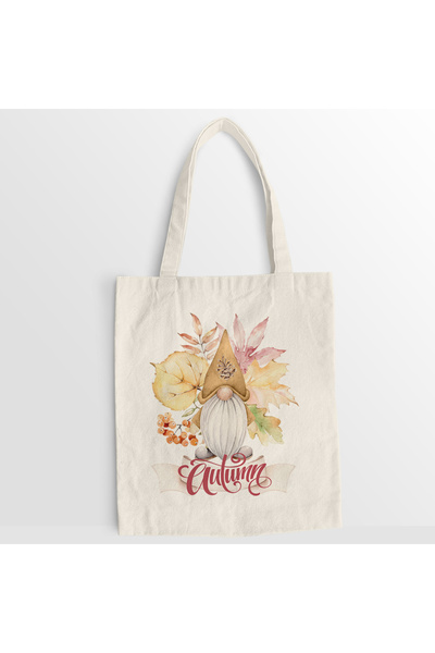 Kartier Fall Gnome canvas bag