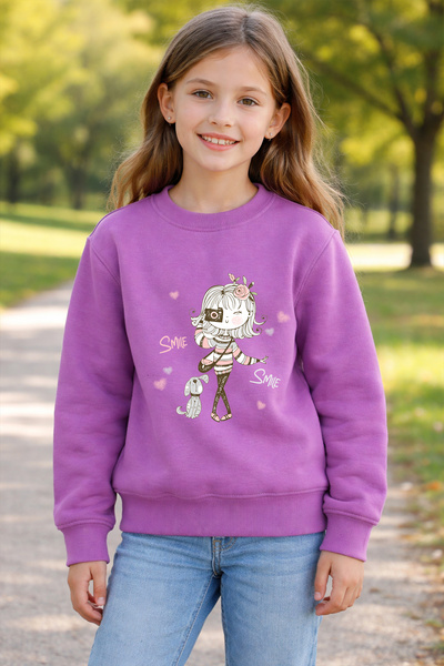 ADABEBEK Παιδικό φούτερ με στάμπα Premium Style 26021