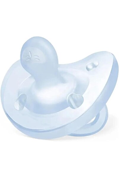 Chicco لهاية ناعمة PH. 0-6 أزرق قطعة واحدة B