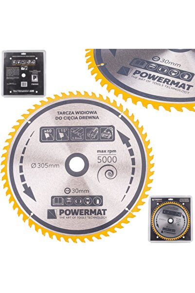 Powermat Disc circular pentru lemn, 305 x 30, 60 dinti,