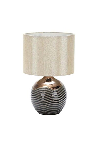 Generic Micasa 60W E-27 Ceramic LED Table Lamp Brown and Beige