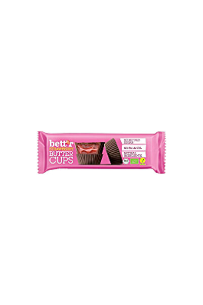 BETTR Bett'r Organic Praline cu cremă de căpșuni, 3x13g