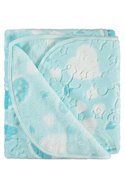 Civil Baby Heart Blanket - Blue Standard