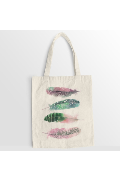 Kartier Sacosa panza Colorful Feathers