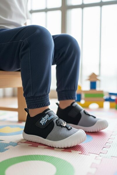 Tuğba Ortopedi 3471 Orthopedic Lightweight Flexible Boys' Preschool Black/Gre...