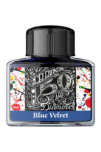 Diamine Sticlă de cerneală 40 ml - Catifea albastră