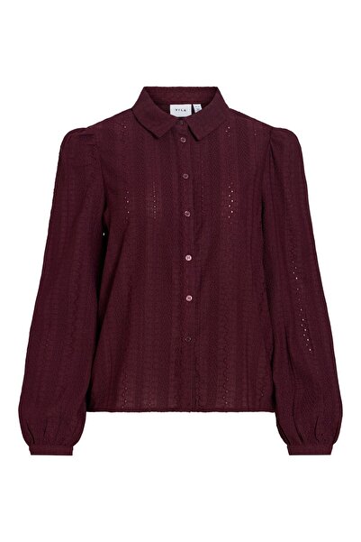 VILA Hemd VIZANIA Langarm