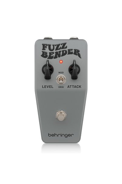 Behringer FUZZ BENDER Vintage 60s Style Fuzz Pedal with Custom Bias Mod Switch
