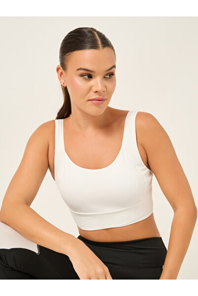 Styli Broad Underband Hook and Eye Detail Sports Bra