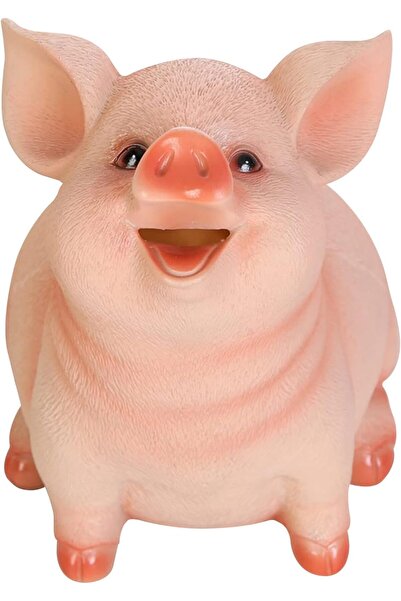 Other Big Piggy Bank - Resin Figurine, Educational - 21 cm, Light Pink Clasicsub